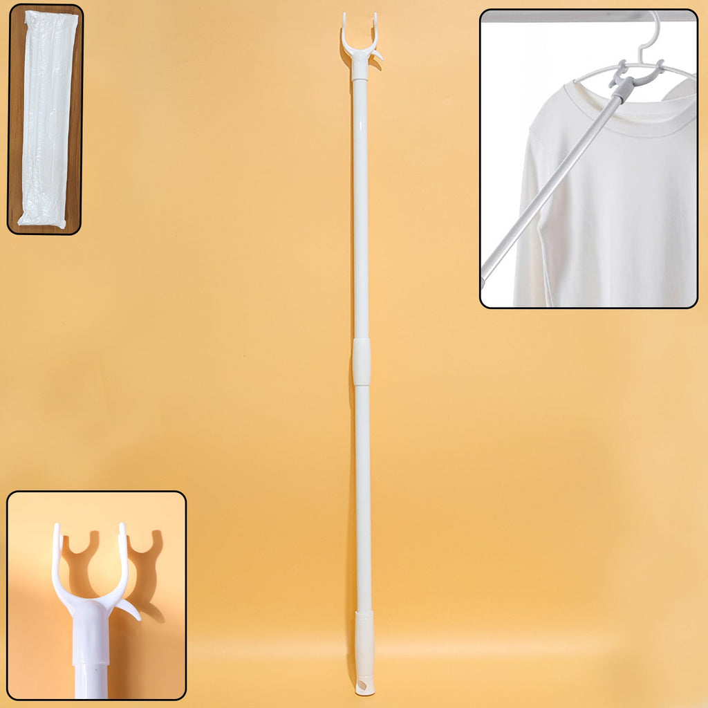 Premium Long Reach Clothes Hook Rod (86 cm, 1 Pc)