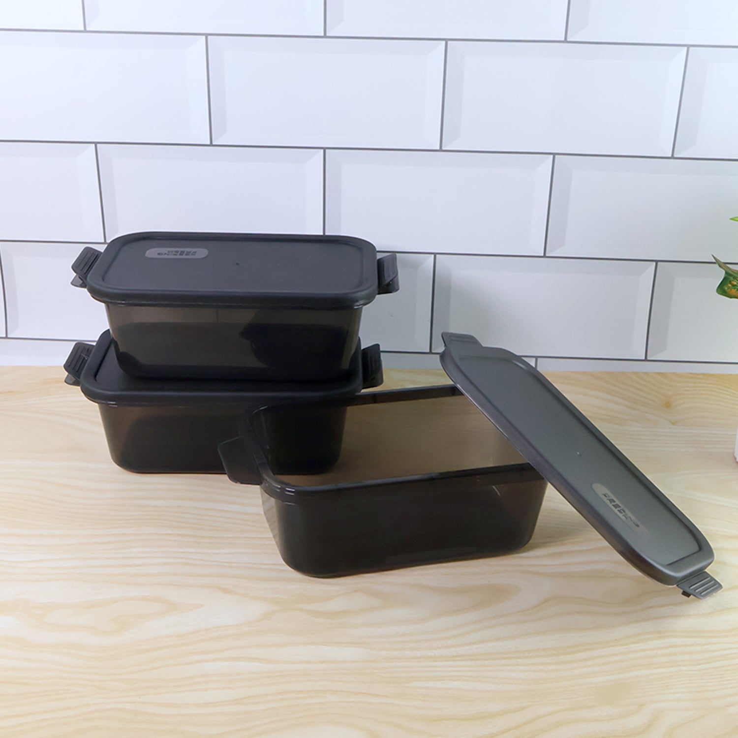 Rectangular Food Storage Containers - (3 Pc / Set)