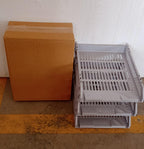 Multifunctional File Rack with Drawers: Desktop Storage for Office Supplies (4/3 Layers)