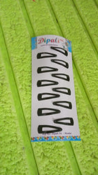 Metal Tik Tak Hair Clips (12 Pcs Set), Hair accessories