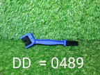 Motorbike chain cleaner tool showing different angles
